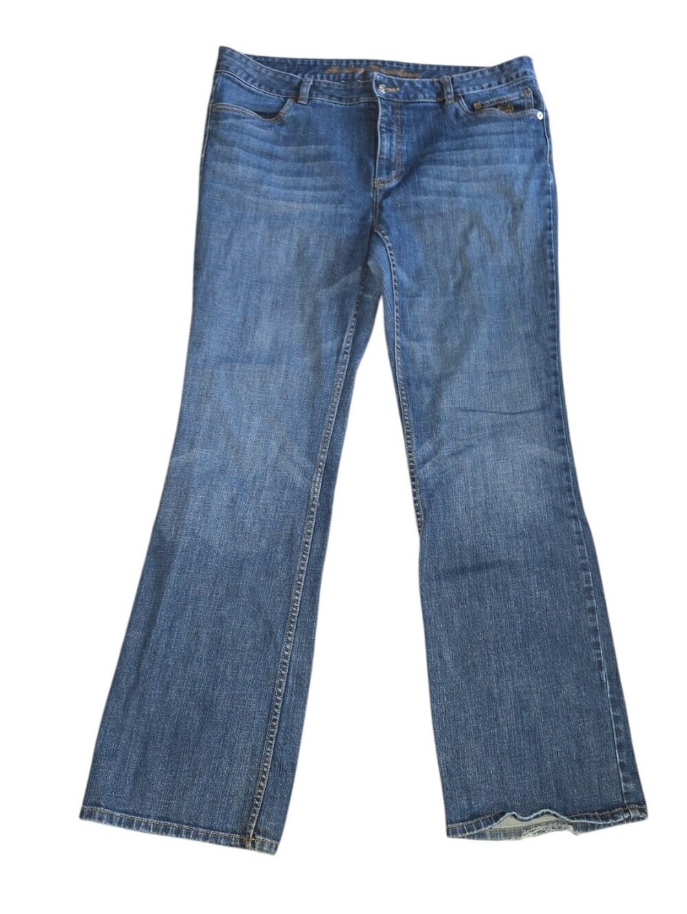 Harley Davidson Women's Classic Blue Bootcut Jeans Size 16